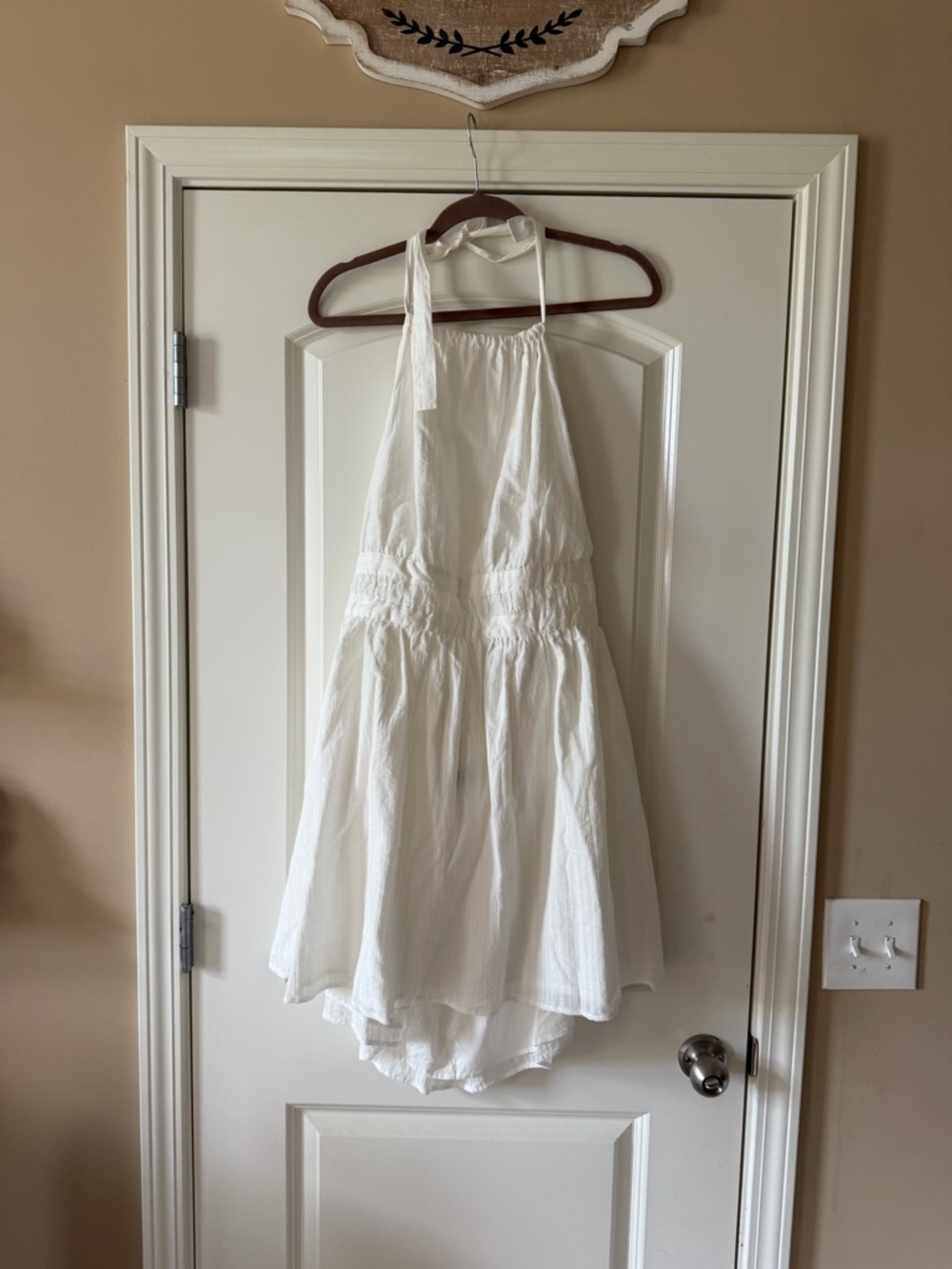 NWT Wild Fable White Halter Sundress